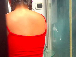 The Stepson Fucks the Ass of the Maid Hired by His Stepmother