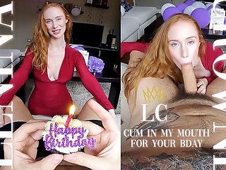 Cum in My Mouth for Your Birthday