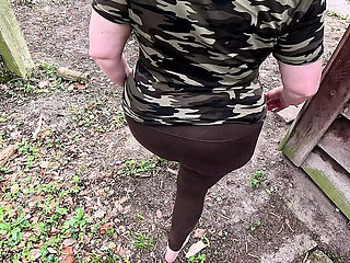 Public Flashing & Hard Tit Slapping - Submissive Training Session in 4K