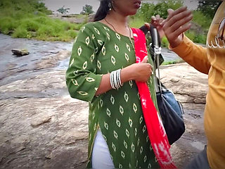 College Girl with Big Natural Tits Fucks Boyfriend in Outdoor Forest - Desi Bhabhi Full Night Sex