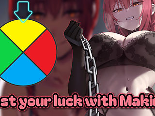 Makima's sex roulette decides how far you can go (Gambling JOI)