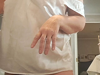 My Husband Was Recording Me Without Panties in the Kitchen