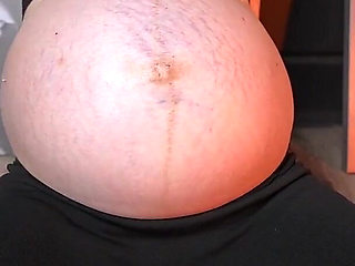 Pregnant, Huge Belly and Leggings Fetish