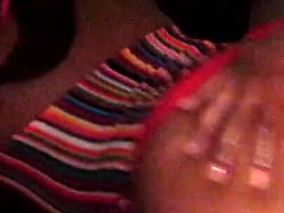 Dirty Diana Gets Her Favorite Red Panties Pulled to the Side