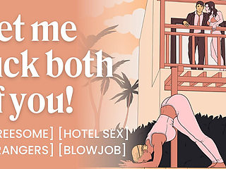 ASMR Audio Porn: FFM Threesome Hotel Sex with Two Girls Fucking One Lucky Guy - Erotic Audio Story for Women