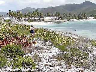 Wife Fucks a Random Fit Guy on Nudist Beach While Hubby Is Recording, Slut Wife Getting Fucked on Nudist Beach by Stranger