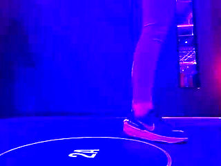 Women Feel Hot Being in the Gym and Touch Each Other in the Bathroom