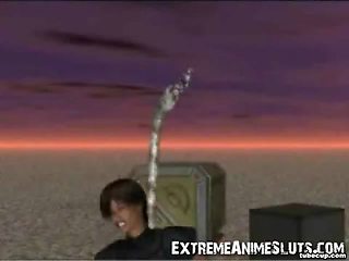 Tentacles Bang a 3D Babe!