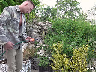 Please Jerk My Uncut Cock Stranger!