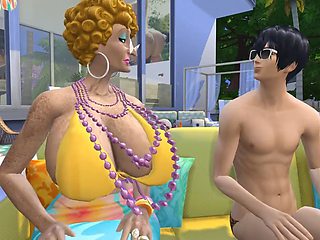 Sim granny, granny, sims 4 cuckold