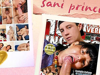 Italian Family Vintage Anal: Veronica Rossi Takes Big Natural Tits Doggy Style with Cum in Mouth