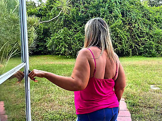 MILF Blowjob in the Woods