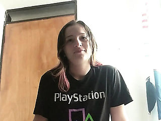 My Blonde Stepsister Catches Me Jerking Off and Makes Me Cum in Her Mouth - Part 1 - Ashleysoy2 Swallows