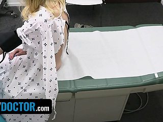 Perv Doctor - Redhead Nurse Helps Nervous Patient Kyler Quinn Relax and Prepare for Doctor's Exam