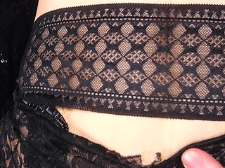 Latex Goddess Stripping for You: POV Sex and Messy Finish on My Tummy 60fps