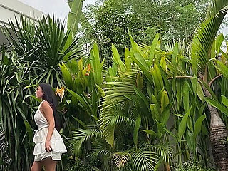 Hot Brunette Tease: Legs, Heels & Naughty Peeks