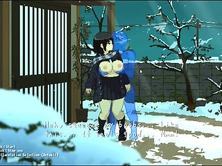 Hentai Game - Massive Tits Babe Rough Sex in Cold Weather