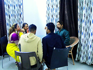 OFFICE OWNER AND EMPLOYEES HELD GROUP PARTY AND TWO GIRLS WERE ALSO PRESENT