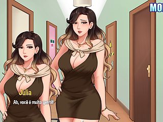 Sexual training with my step-aunt-in-law during house chores