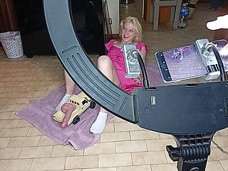 College Girl Gets Her Pussy Fucked with Rc Car