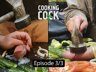 CBT. Extreme Dick and Urethral Torment in the Kitchen! Cooking Cock 2. Episode 3/3. Full.