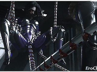 Alita Battle Angel Bound And Fucked By Atomic Heart Machine With Sweet Hole