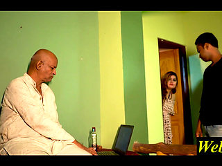 Indian Beautiful girl fucking with boyfriend Infront of Stepfather