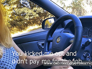 Helped the Blonde Fix the Car and Fucked Her