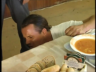 Restaurant Sex with Jenna Red and Big Cock Chris Charming - Anal, Blowjob, Cum in Mouth