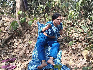 Indian Village Sex Video, Indian Girl Big Boob Press by Her Step Brother in Outdoor Village