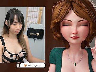 Getting schooled by aunt-in-law Cass while playing Fortnite