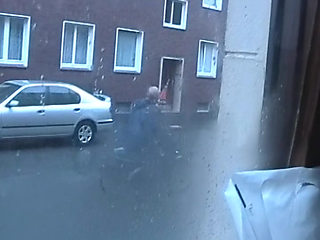 Pretty German blonde rides dick in the bedroom