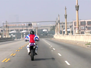 Hard penetrated cherry of  luscious bitch cum bucket looks petite full of  sperm