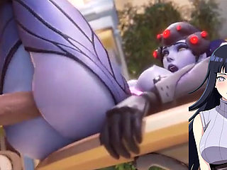 3D BLUE beautiful ASS GIRL rough sex