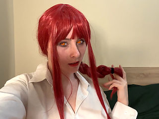 Anime Power UwU Bed Ride - Dripping Dildo Playtime