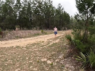 Lucky Guy Finds MILF Lost in the Woods and Cums in Her Mouth