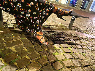 RHT Nylon Stocking Footjob