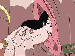 HoaXxx as Wonder Woman & Giganta Lesbian Hentai - Giantess Fuck with Dildo Orgasm