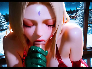 Tsunade Gives Herself to Naruto as a New Year's Gift – Big Tits 3D Hentai Porn
