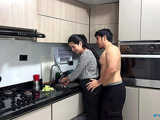 Dakotasex Rough Fuck: Boss Takes Advantage for Hardcore Creampie with Big Tits Stepmom