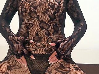 New Bodystockings Excited My Pussy Until I Make a Big Squirt Look at Me Babe