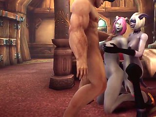 Warcraft threesome with demons