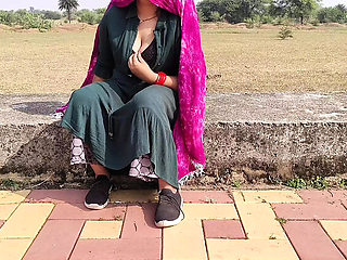 Hot Desi Indian Girlfriend Outdoor Sex - Big Tits Tight Pussy Fucked Rough in Field HD