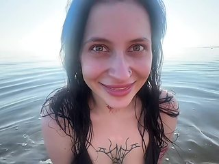 Verified Amateurs - Wow! Met My Younger Stepsister At The Beach, Teased In The Cabin And Ended Up Having Rough Sex