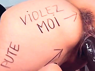 Tina Writing on My Body Whore a Black Without Condom Slut Bitch Offered