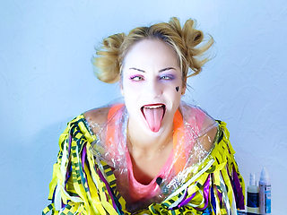 SFW Harley Quinn Make Over Pole Dance