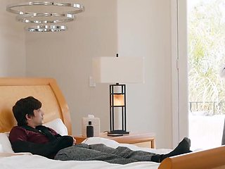 Hot older lady wants to pity-fuck her injured stepson