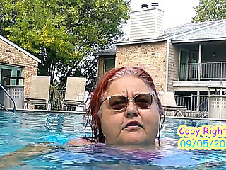 Nurse Vicki Models Her New Bikini by Pool Flashes You Then