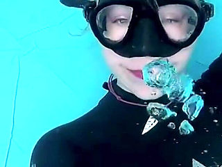 Underwater Wetsuit JOI in My Private Pool