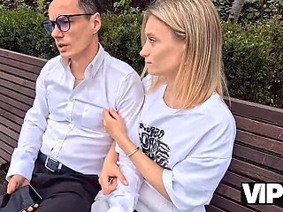 Vip4k. nice blonde cheating on her bf for currency